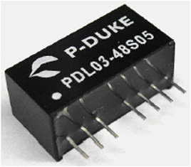 PDL03-12D12, DC/DC конвертер серии PDL03, мощностью 3 Ватта